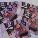 5 art postcards - Waiting f..