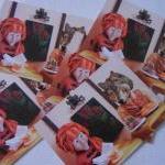 5 art postcards - In the Fo..